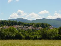 Žapuže, pogled iz Ribnika v Ajdovščini 