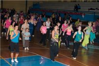 1. dobrodelni zumba maraton v Ajdovščini, december 2012, foto Samo Trebižan